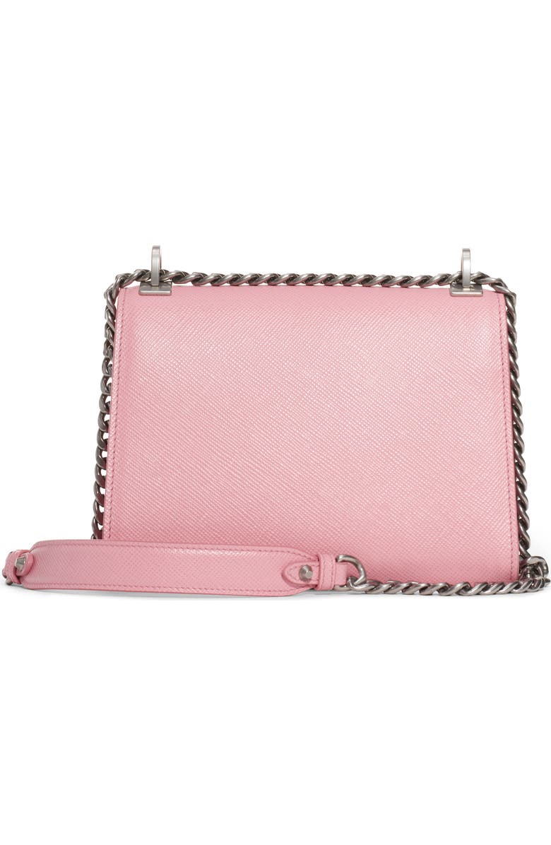 Prada Monochrome Saffiano Leather Shoulder Bag, Alternate, color,