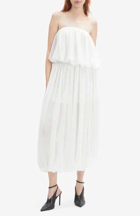 Lissett Soft Georgette Strapless Balloon Top