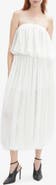 Bardot Lissett Soft Georgette Strapless Balloon Top