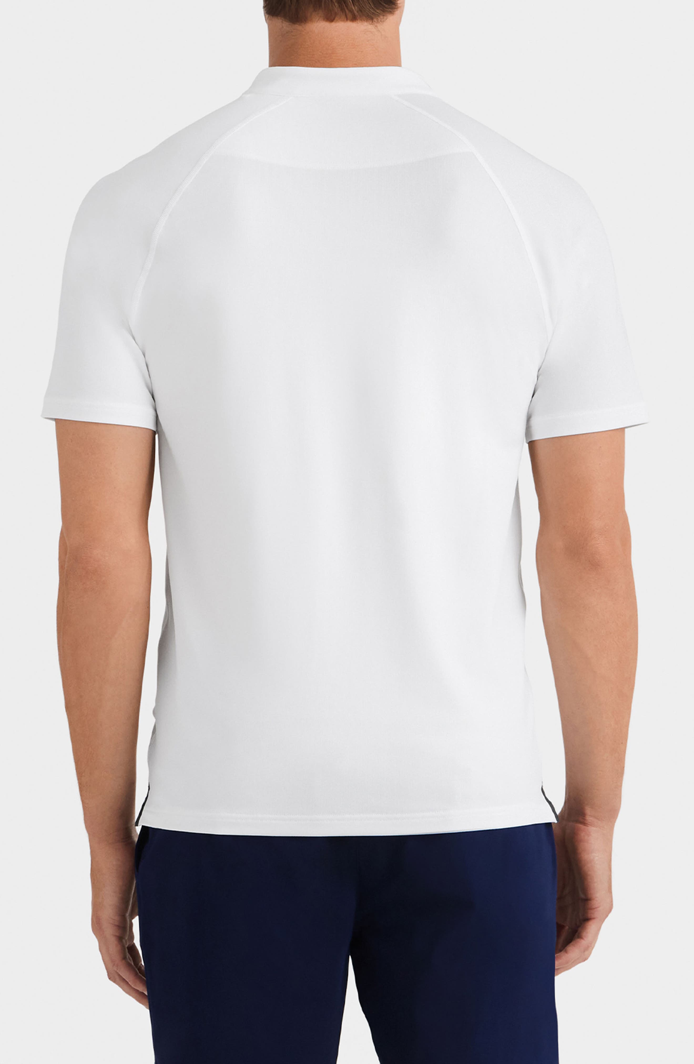 Rhone Delta Piqué Band Collar Performance Polo (Men) | Nordstromrack