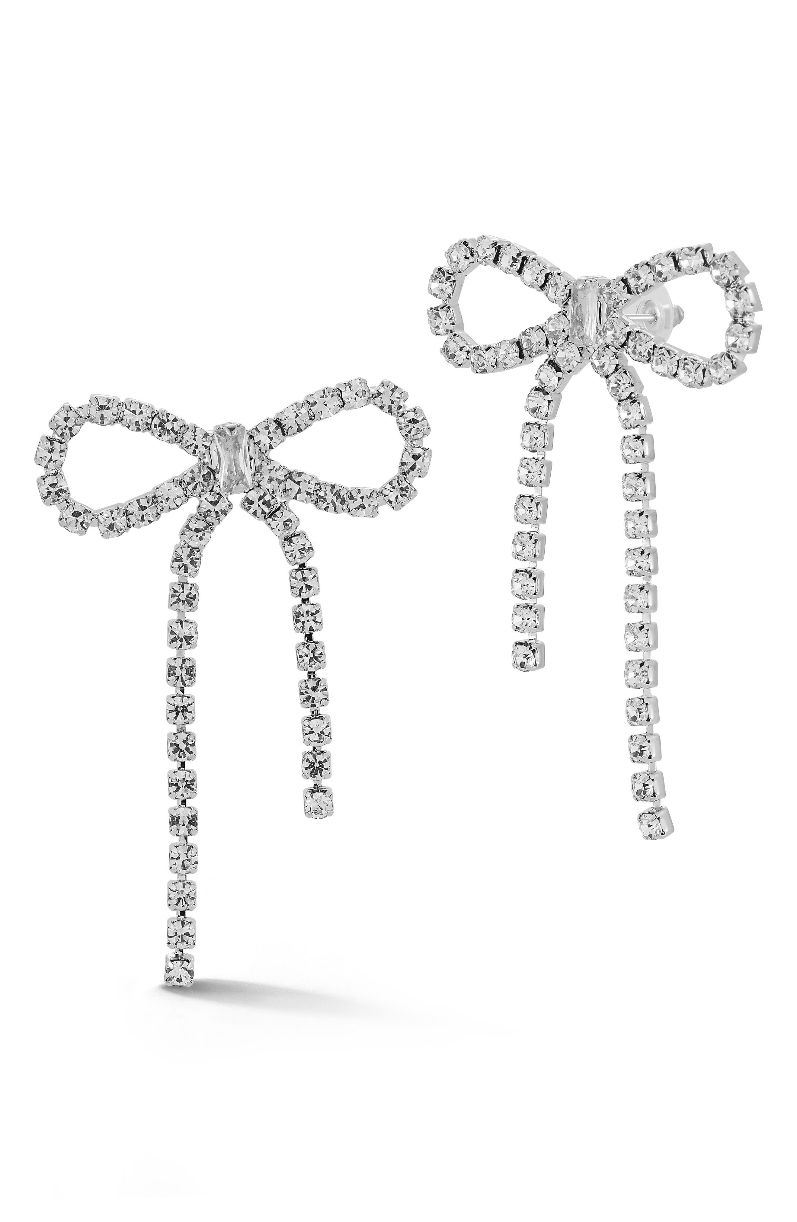 Bow Drop Earrings