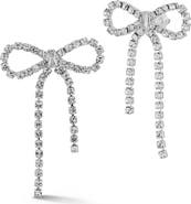 CHLOE AND MADISON Bow Drop Earrings
