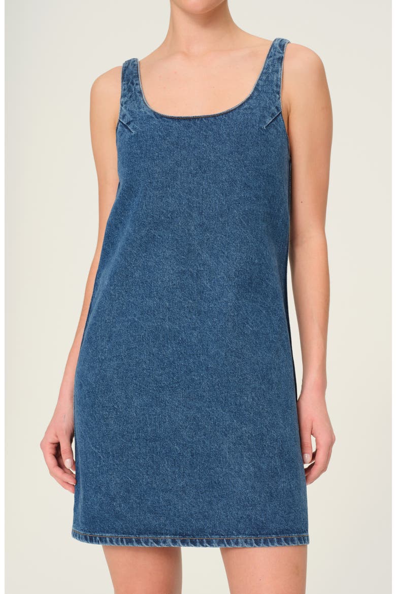 Adeline Sleeveless Denim Minidress, Alternate, color, NORTH BEACH