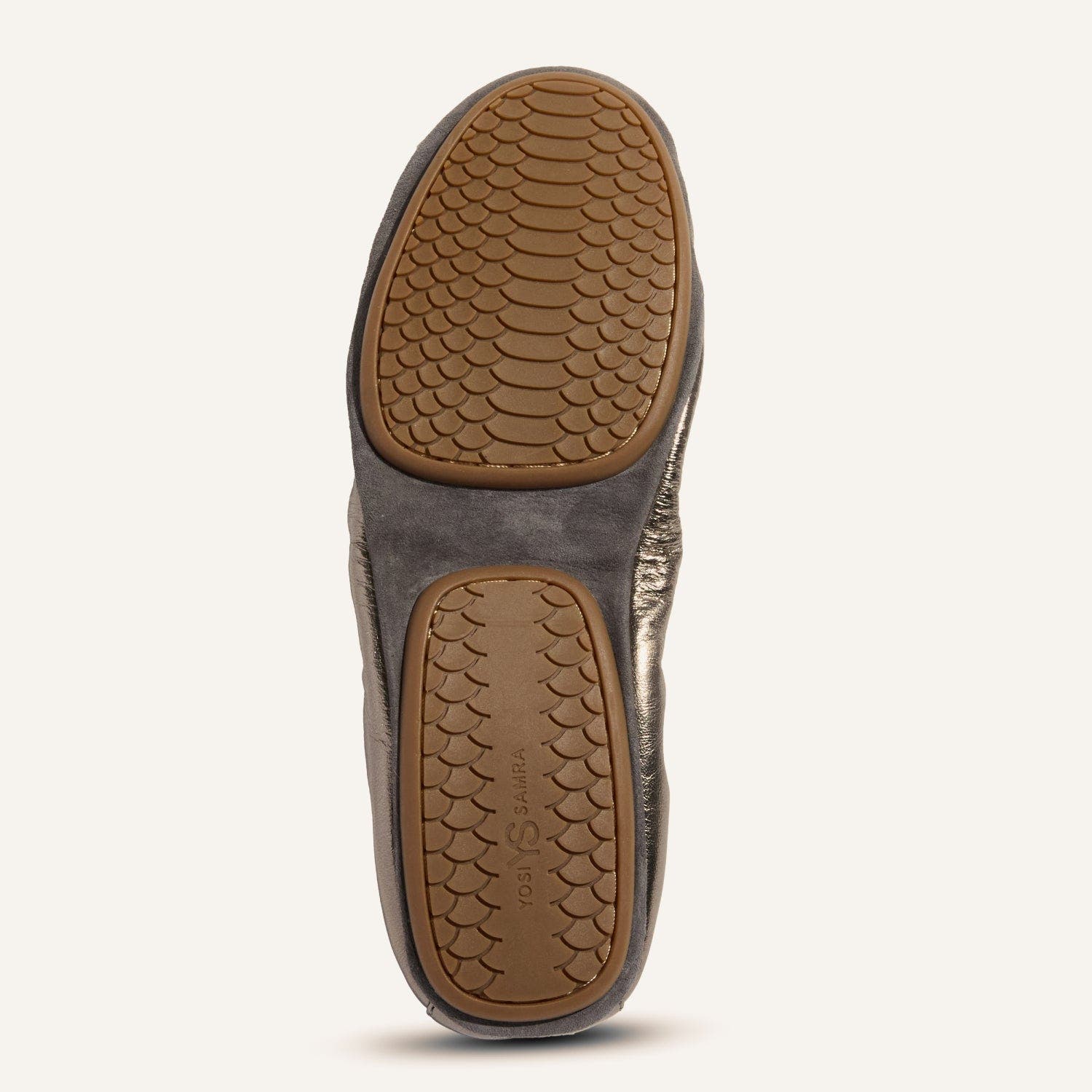 Samara Foldable Ballet Flat, Alternate, color, Pewter