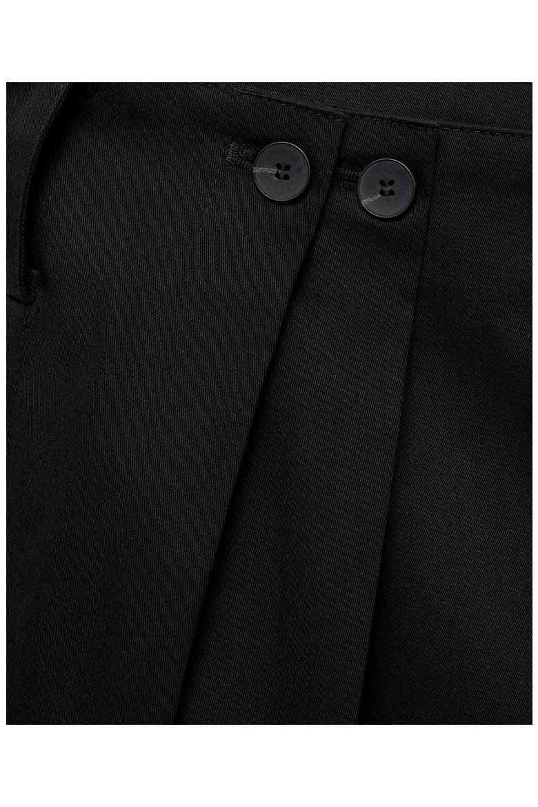Straight Leg Cotton Pants, Alternate, color, BLACK