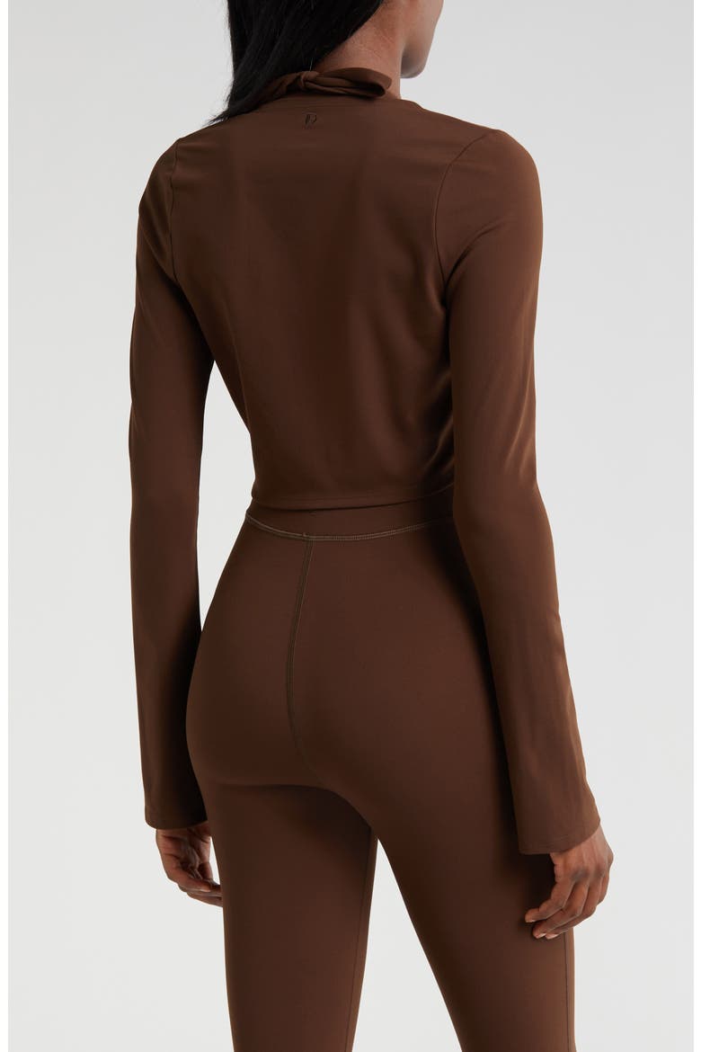 Katy Crop Bolero, Alternate, color, BROWN