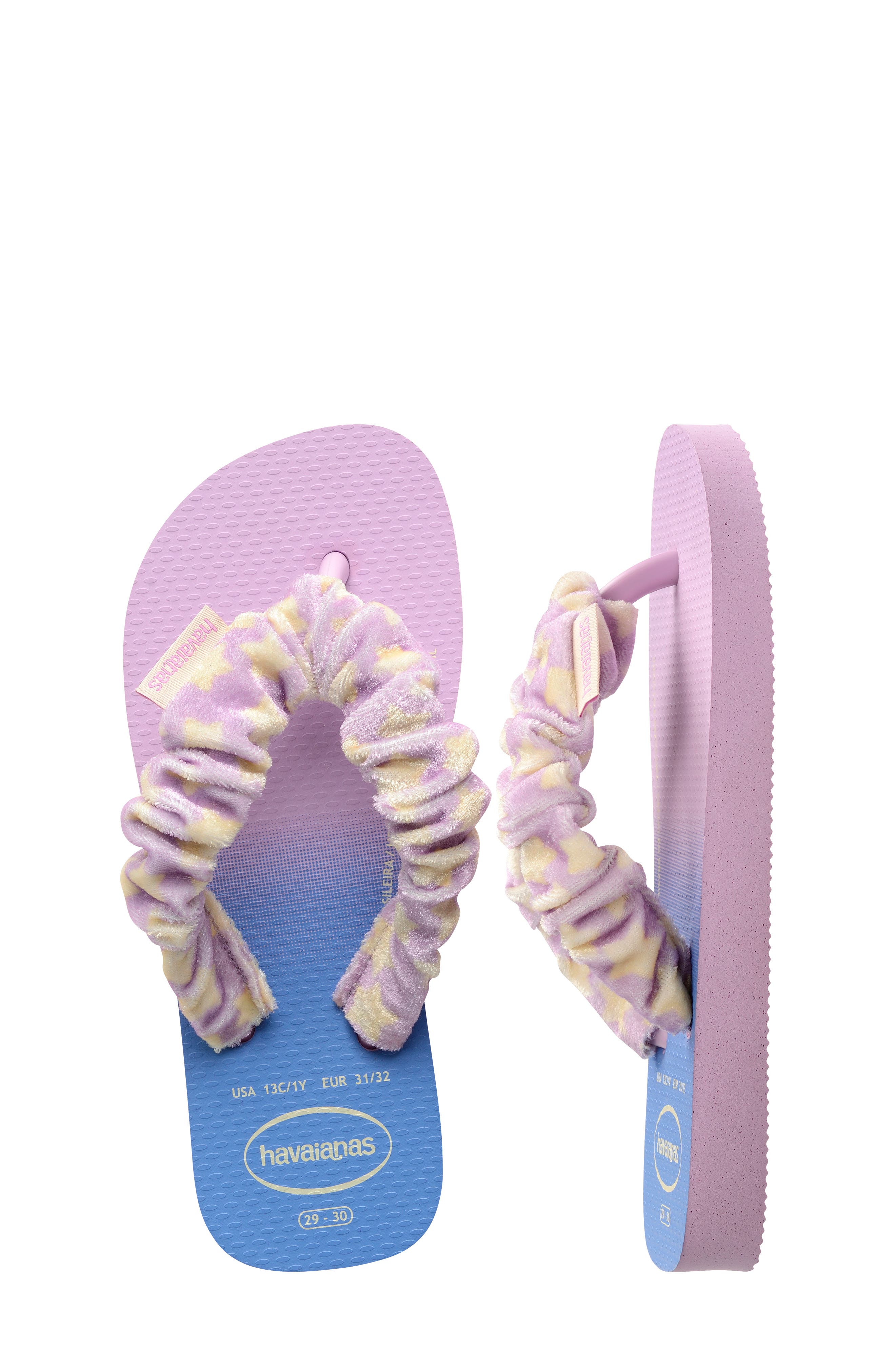 Havaianas Kids
 Fluffy Flip Flop, Alternate, color, Purple Fantasy