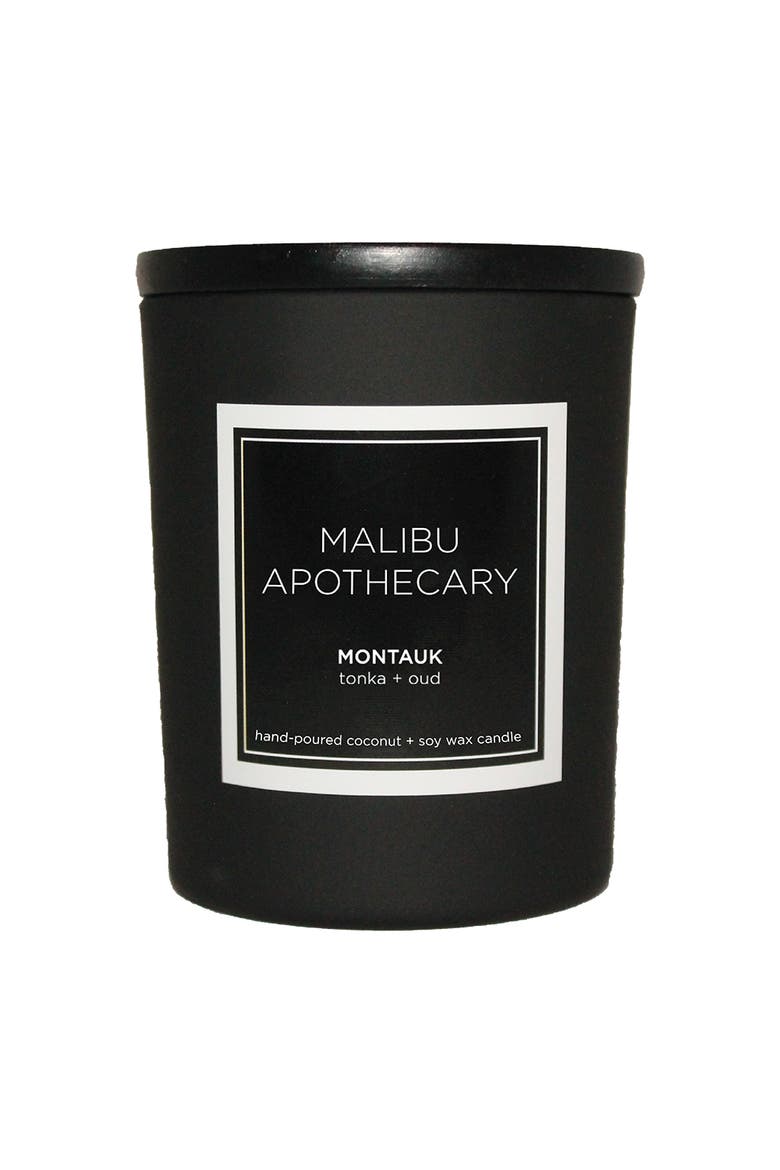 Mini Matte Black Candle, Main, color, Montauk
