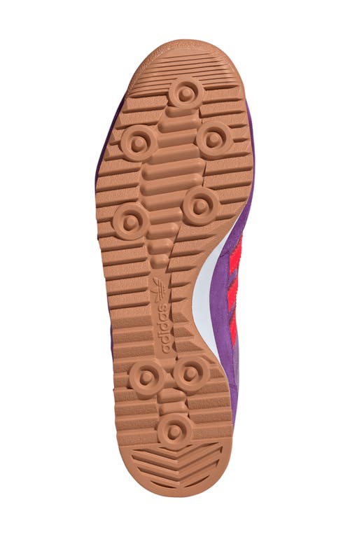 Shop Adidas Originals Adidas Sl 72 Sneaker In Purple/solar Red/white