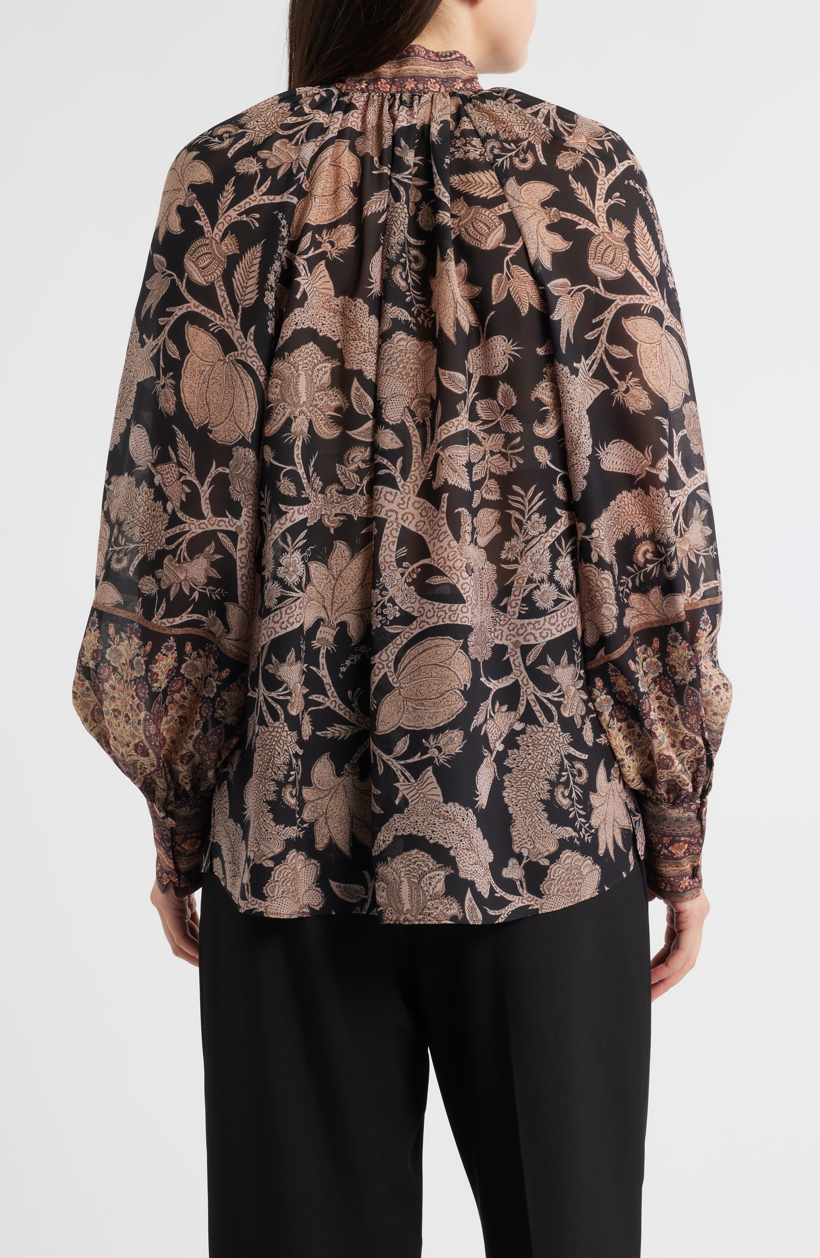 Solace Print Button-Up Shirt - image 2