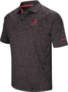 COLOSSEUM Men's Colosseum Black Alabama Crimson Tide Big & Tall Down Swing Polo