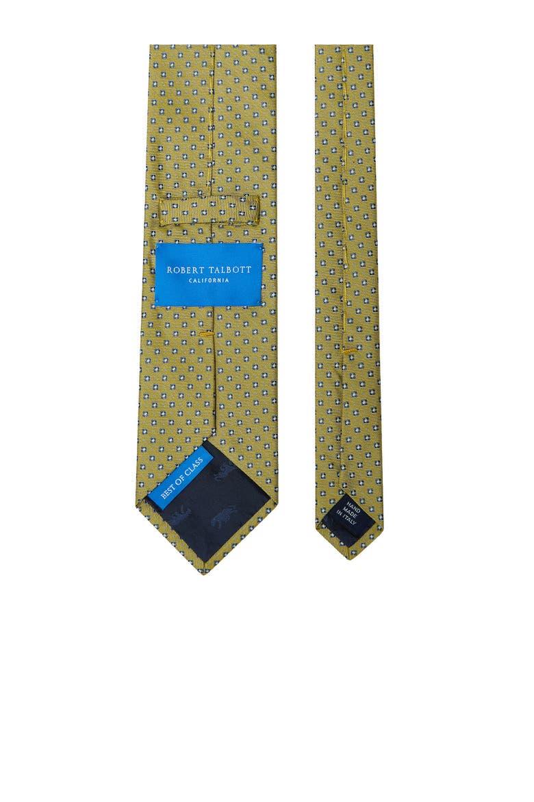 Robert Micro Neat Geo Spot Best of Class Necktie, Alternate, color, Green