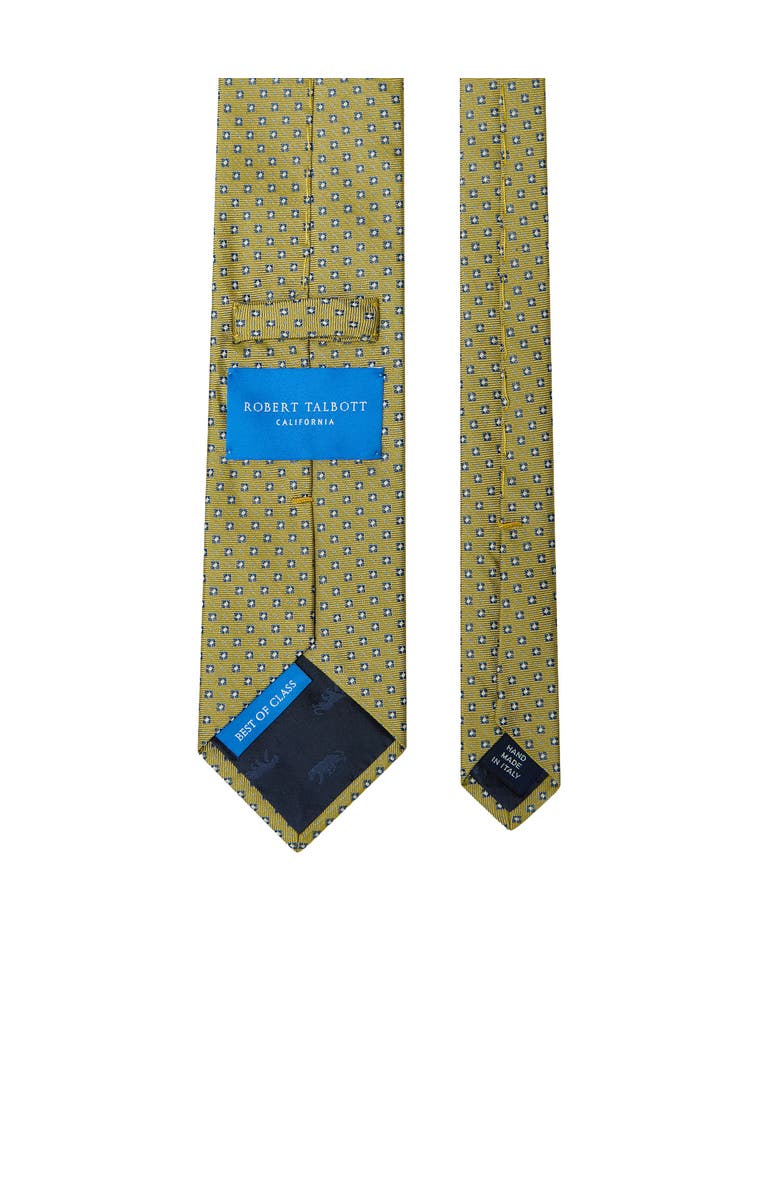 Robert Talbott Robert Micro Neat Geo Spot Best of Class Necktie, Alternate, color, Green