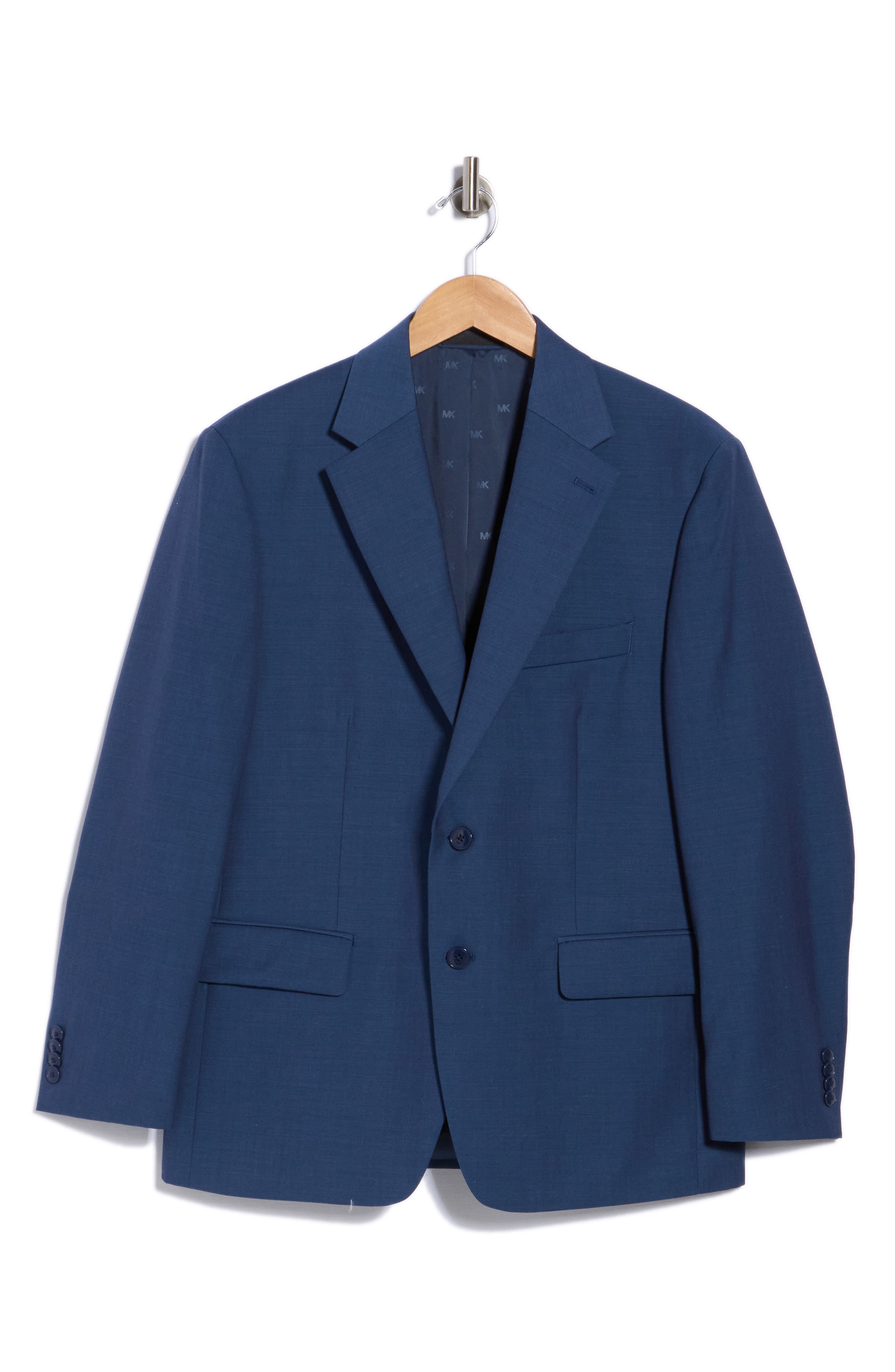 Wool Blend Suit Jacket