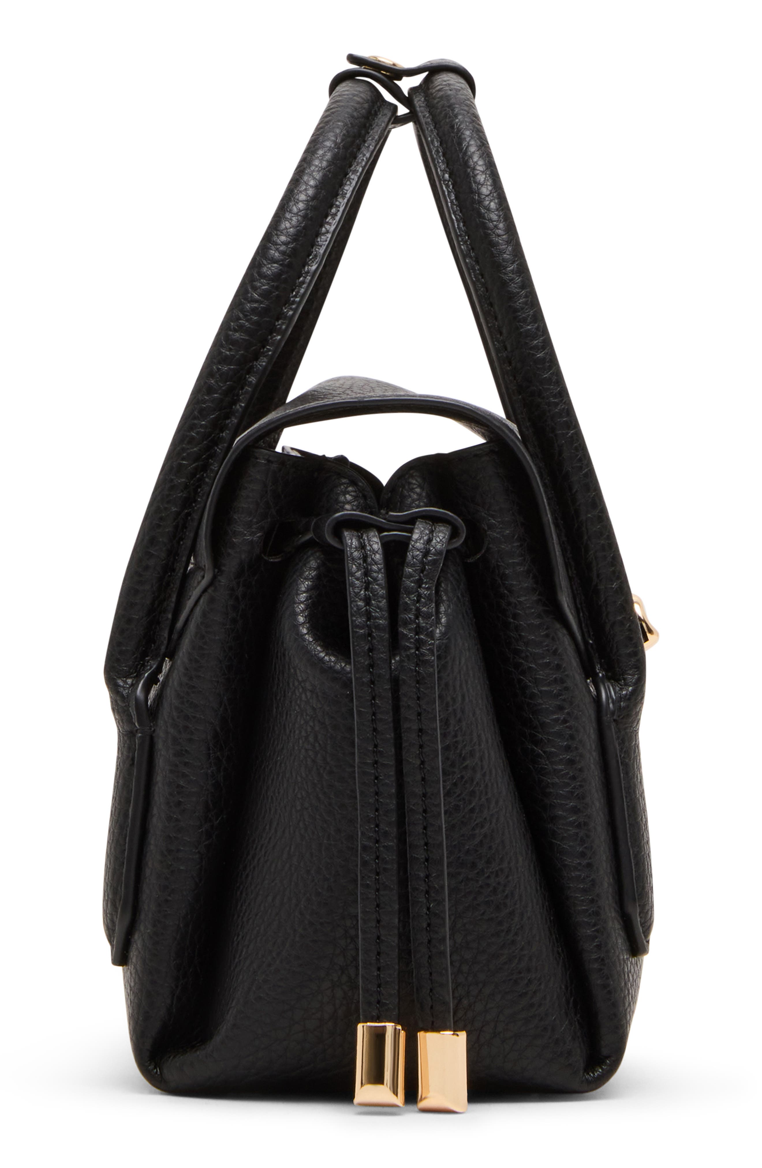 Anne Klein Small Satchel Bag, Alternate, color, Black