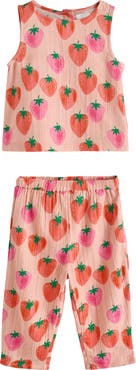 NEXT Kids' Strawberry Tank & Pants Set