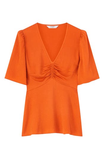 Lk Bennett L. K.bennett Gabbi Silk-blend Woven Top