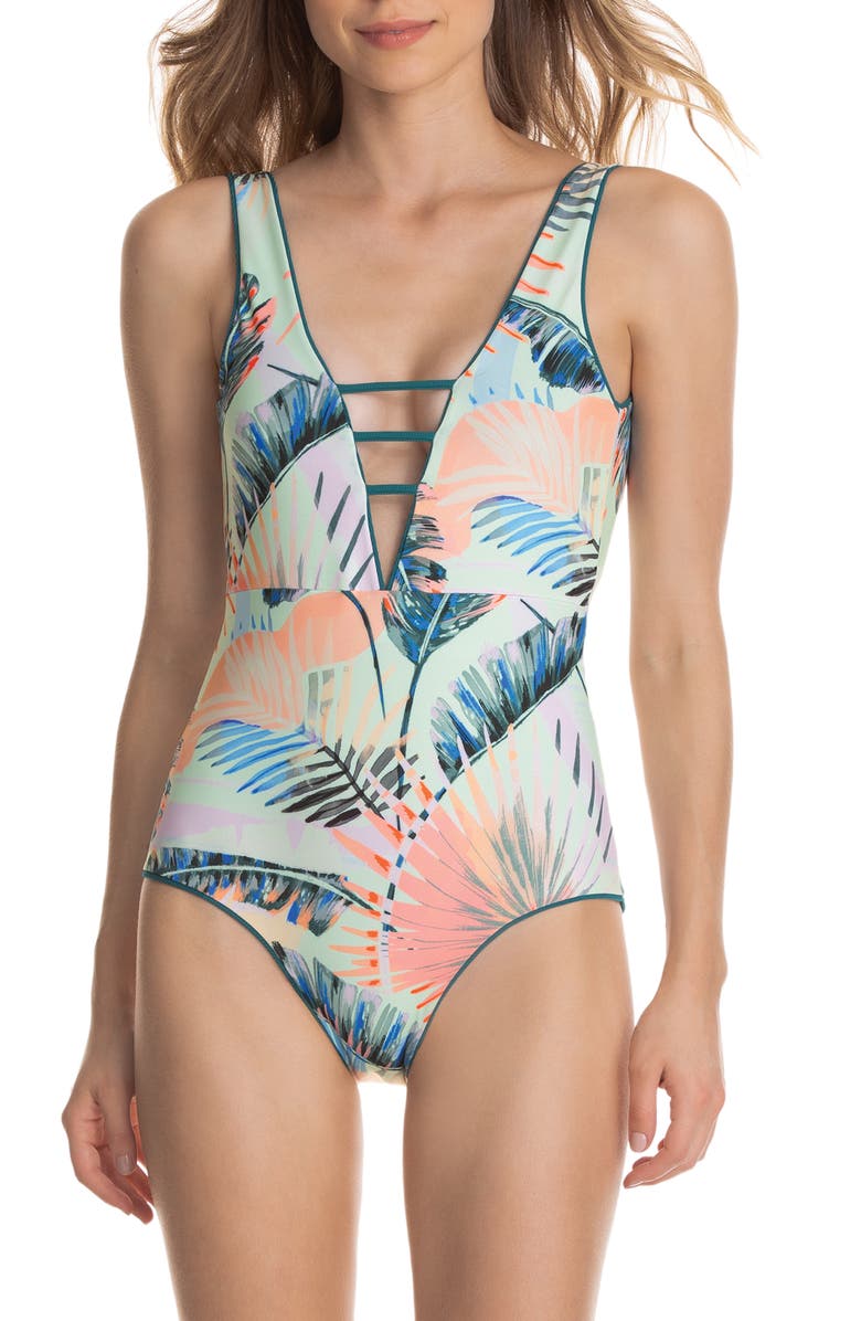 Maaji Ash Reversible One-Piece Swimsuit, Alternate, color, 