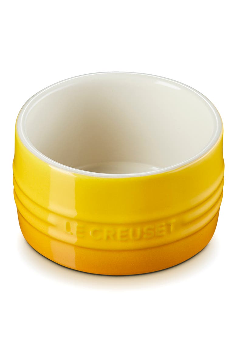 Stoneware Straight Wall Ramekin, Alternate, color, NECTAR