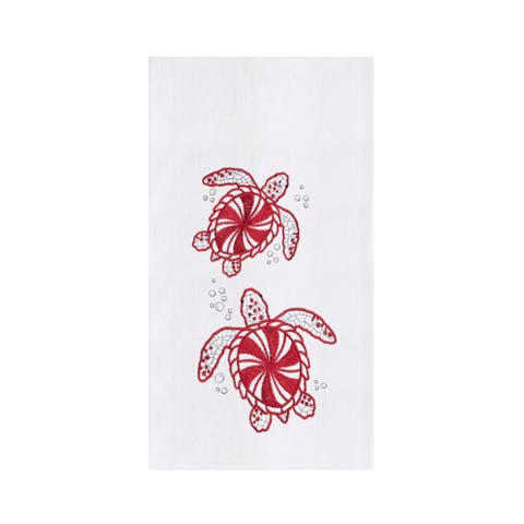 Peppermint Turtles Towel
