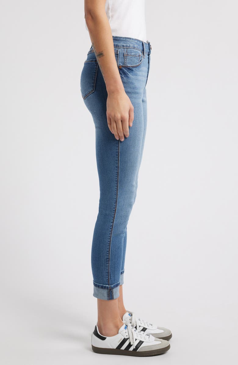 1822 Denim Cuffed Ankle Skinny Jeans, Alternate, color, Isabelle