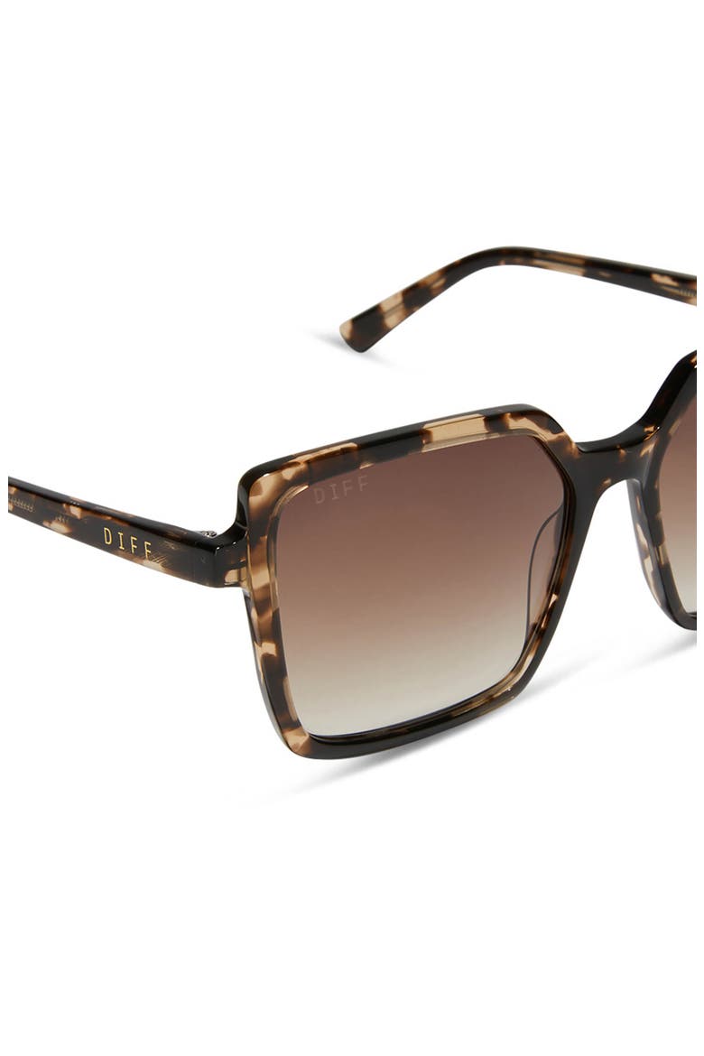 Esme 53mm Gradient Square Sunglasses, Alternate, color, BROWN GRADIENT