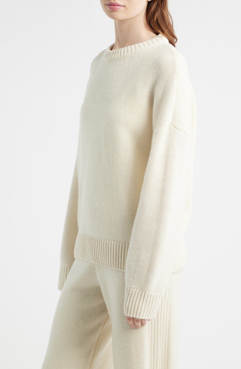 HOUSE OF CB Bear Wool Sweater, Alternate, color, Cream