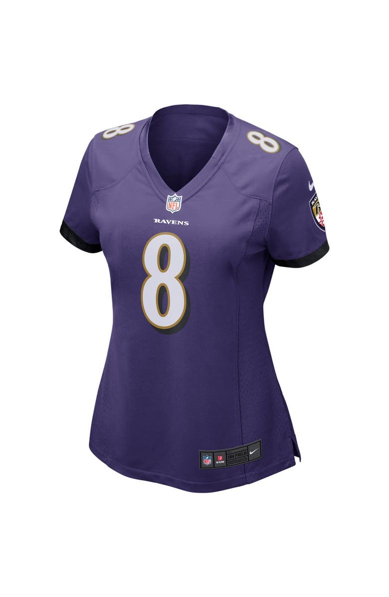 Nike Women's Nike Lamar Jackson Black Baltimore Ravens Game Jersey, Alternate, color, Purple