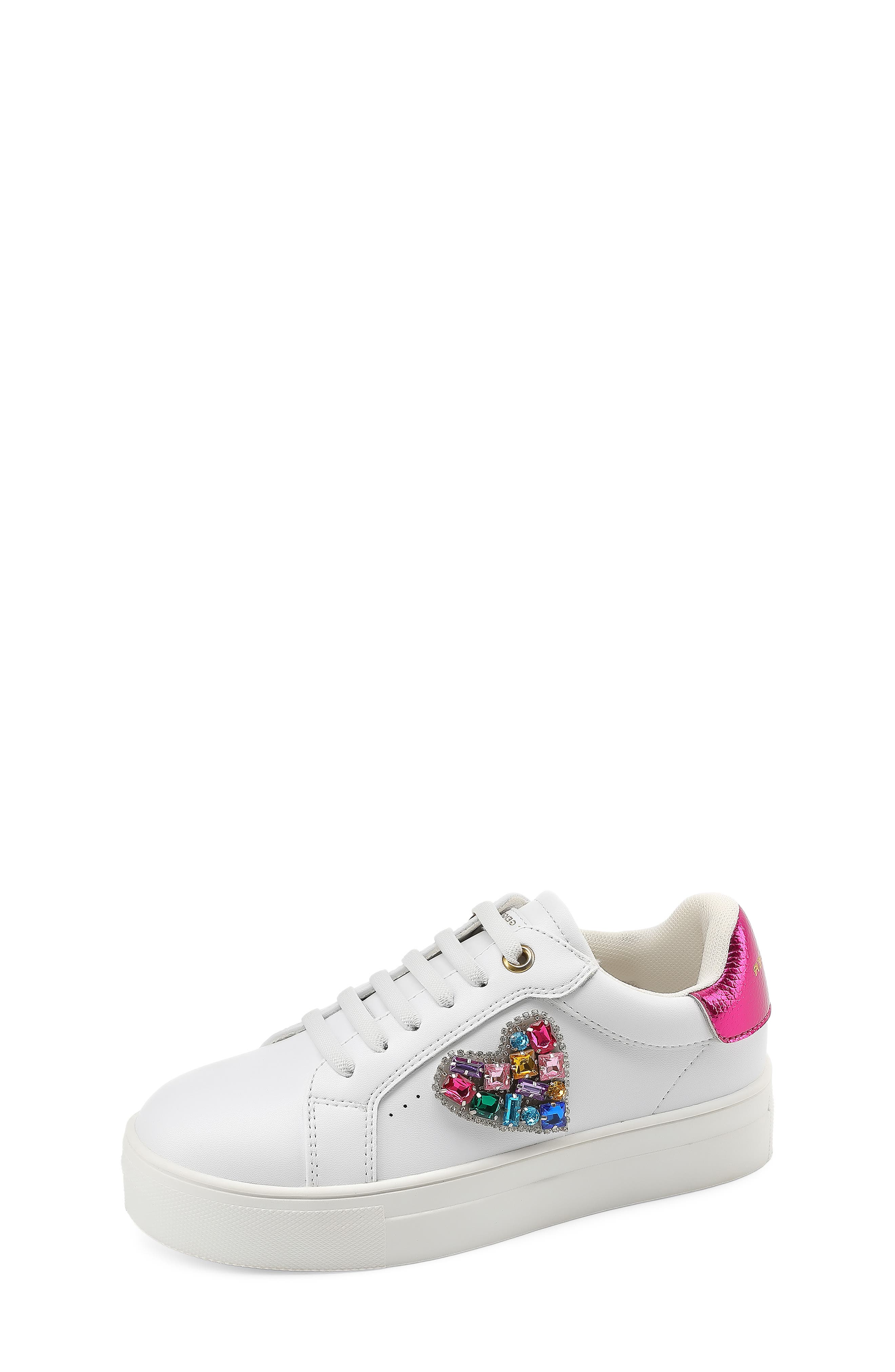 Kurt Geiger London Kids' Mini Laney Love Heart Sneaker — фото 7