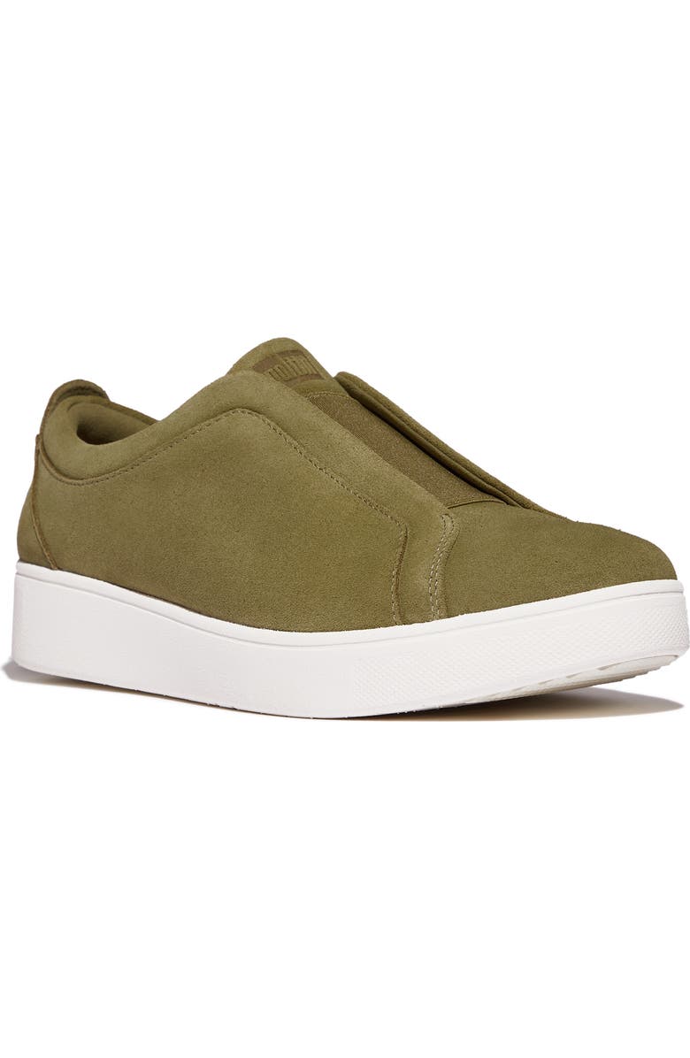 FitFlop Rally Slip-On Sneaker, Main, color, Khaki Green Mix