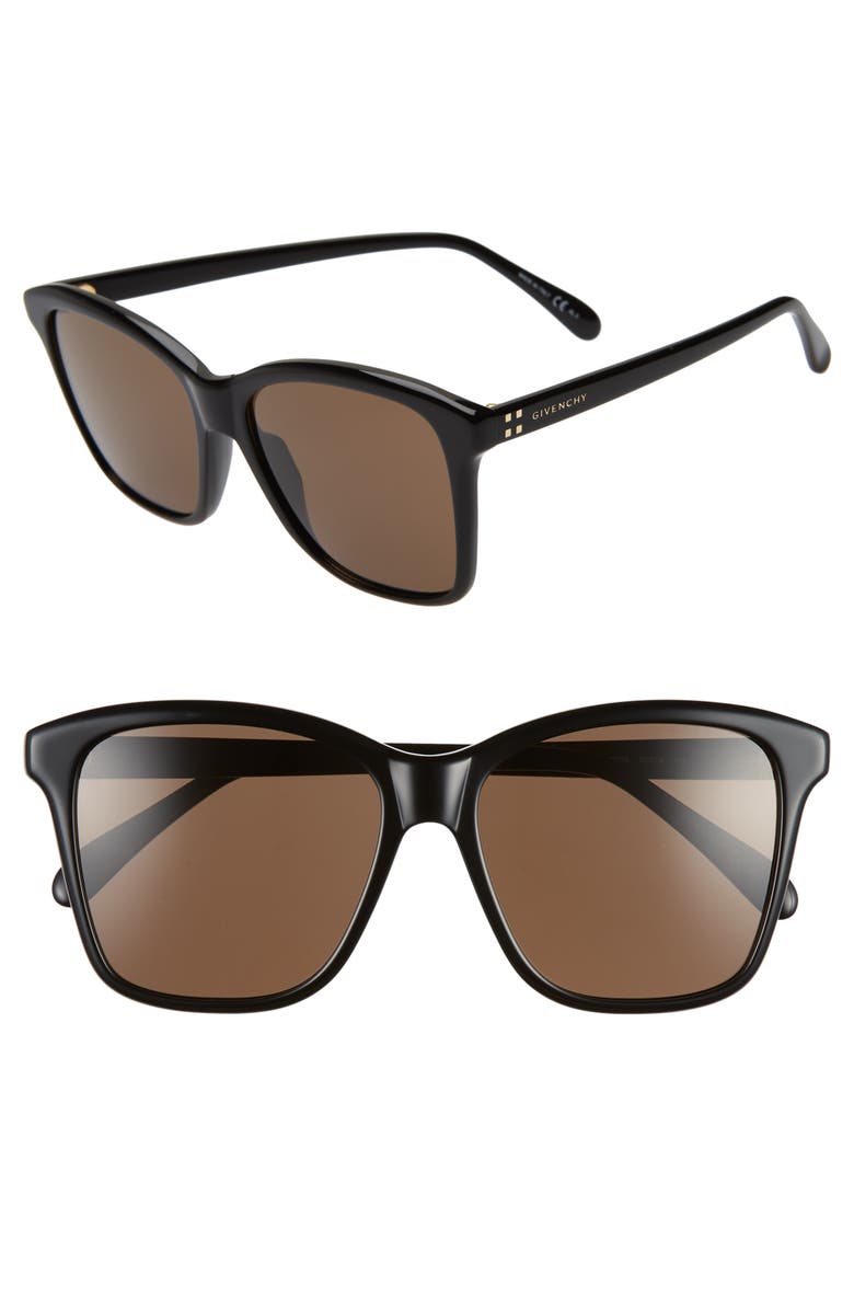 Givenchy 55mm Gradient Square Sunglasses, Main, color, 