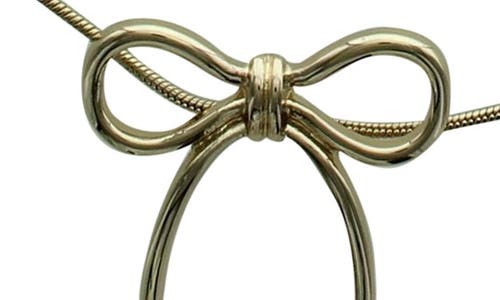 Olivia Welles My Bow Collar Necklace In Gold
