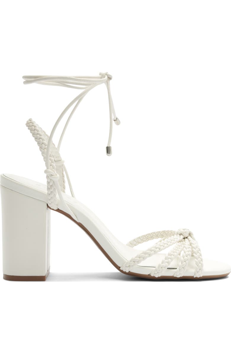 Schutz Adele Ankle Strap Sandal, Alternate, color, White