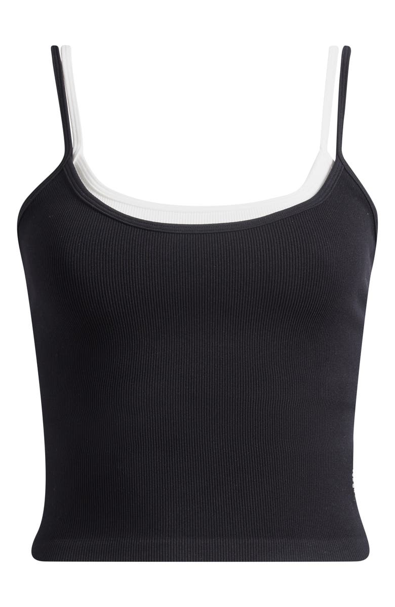 Free People All Clear Coastline Camisole, Main, color, Black Combo