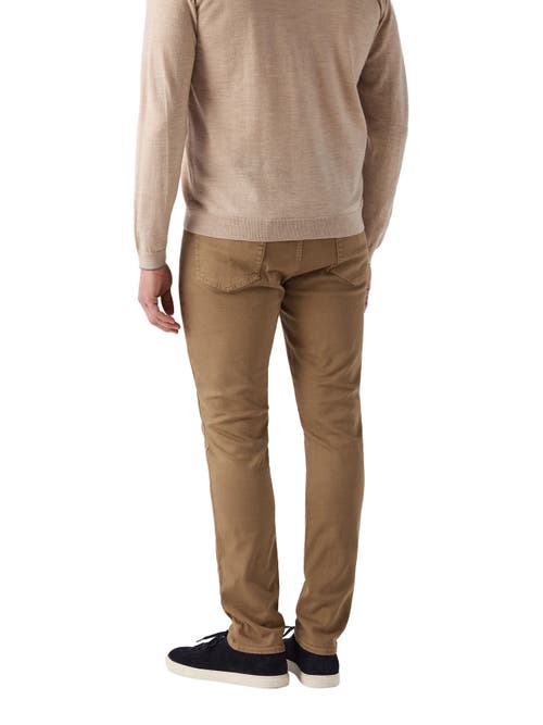 Robert Talbott Hudson Comfort Stretch 5 Pocket Pant In Brown