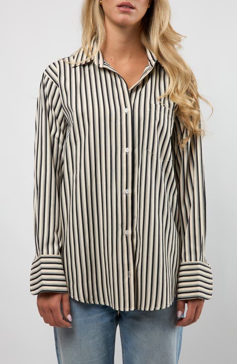 The Port Stripe Button-Up Shirt