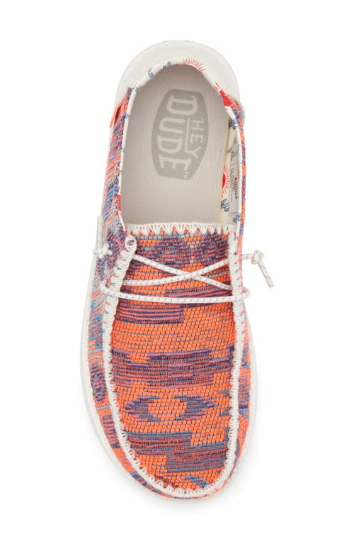 Hey Dude Wendy Jacquard Sneaker In Fairhope Multi