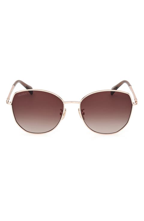 58mm Round Sunglasses