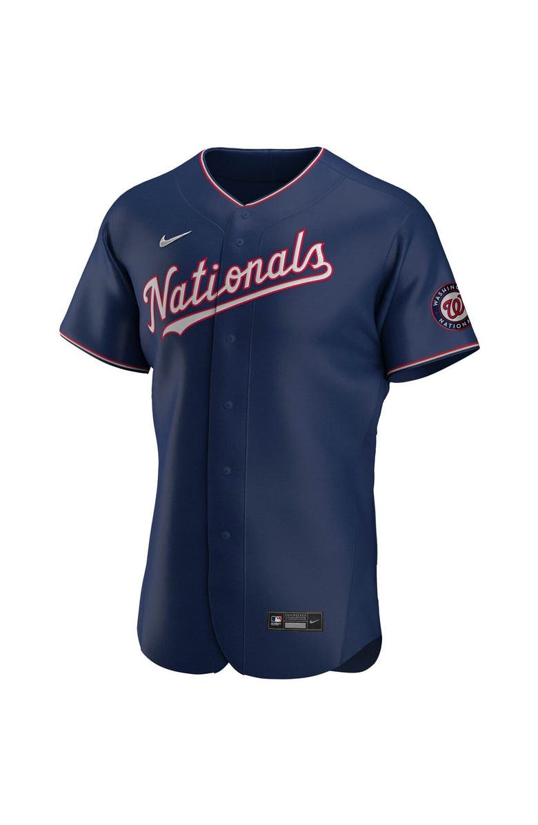 Nike Men's Nike Navy Washington Nationals Alternate Authentic Team Jersey, Alternate, color,