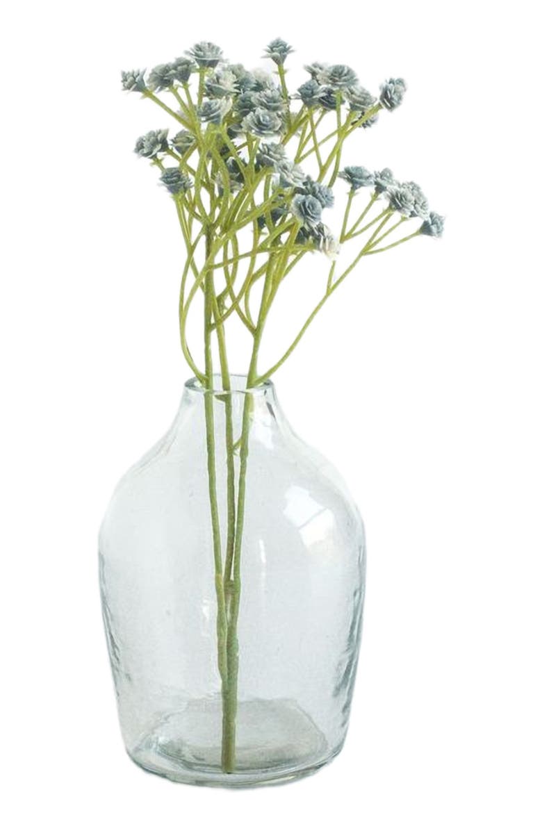 Creative Women S/3 Hammered Glass Bud Vases - Clear, Alternate, color, Clear