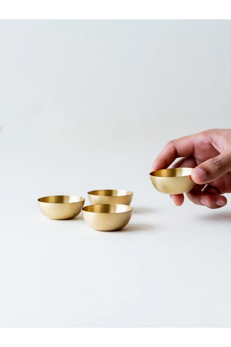 Heirloom Brass Dip Bowl - Set of 2, Alternate, color, Brass