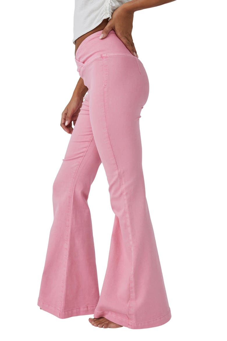 Venice Beach Flare Pants, Alternate, color, PEONY