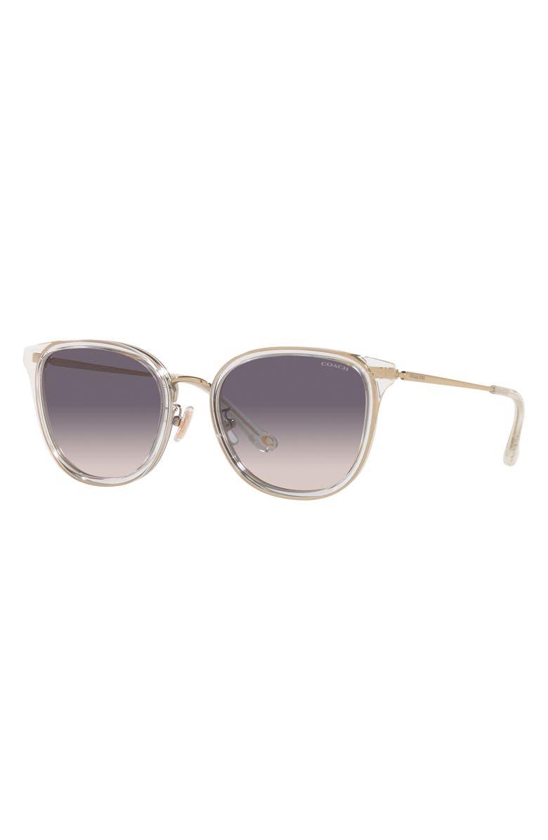 COACH 55mm Gradient Square Sunglasses, Alternate, color, 