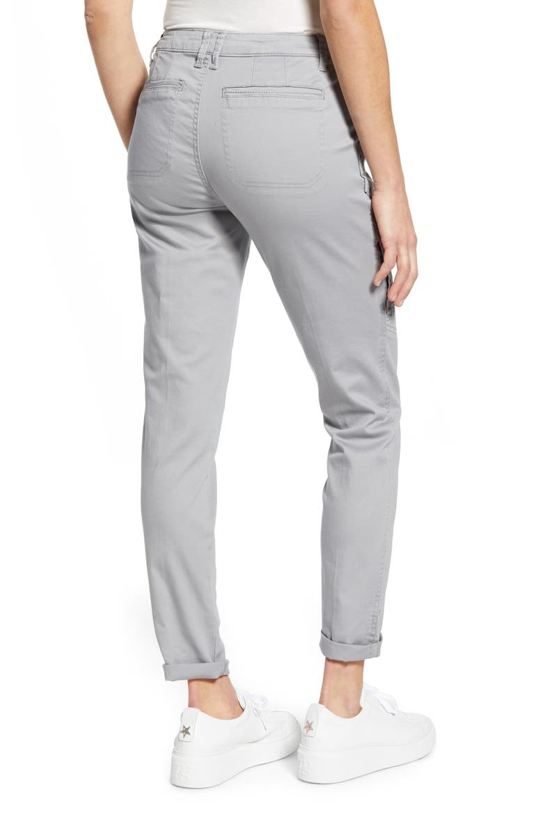 Flex-ellent High Waist Cargo Pants (Nordstrom Exclusive), Alternate, color, DGY-DOVE GREY