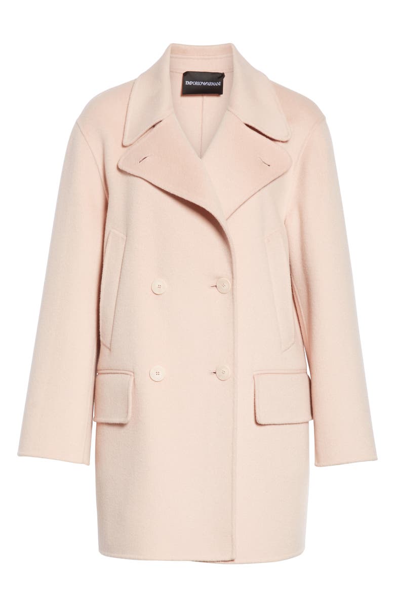 Emporio Armani Cashmere Peacoat, Alternate, color, 