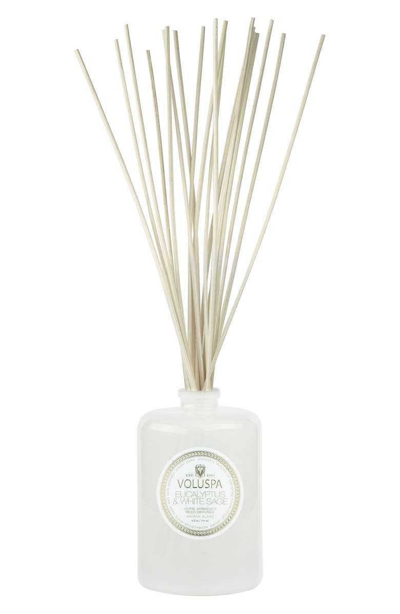 Voluspa Eucalyptus
White Sage Reed Diffuser, Main, color,