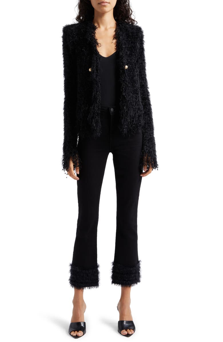 L'AGENCE Knit Cardigan, Alternate, color,