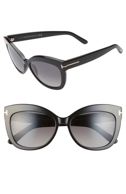 Alistair 56mm Polarized Cat Eye Sunglasses
