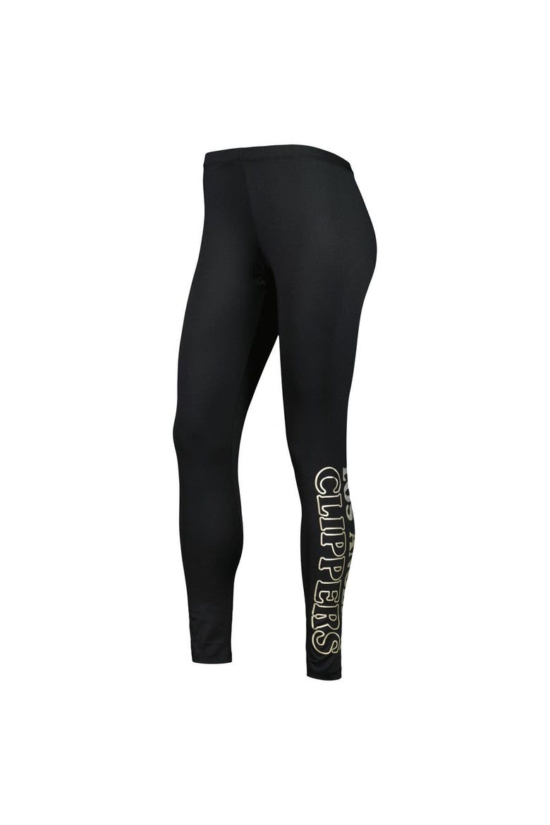 Women's G-III 4Her by Carl Banks Black LA Clippers Stadium Leggings, Alternate, color, Black