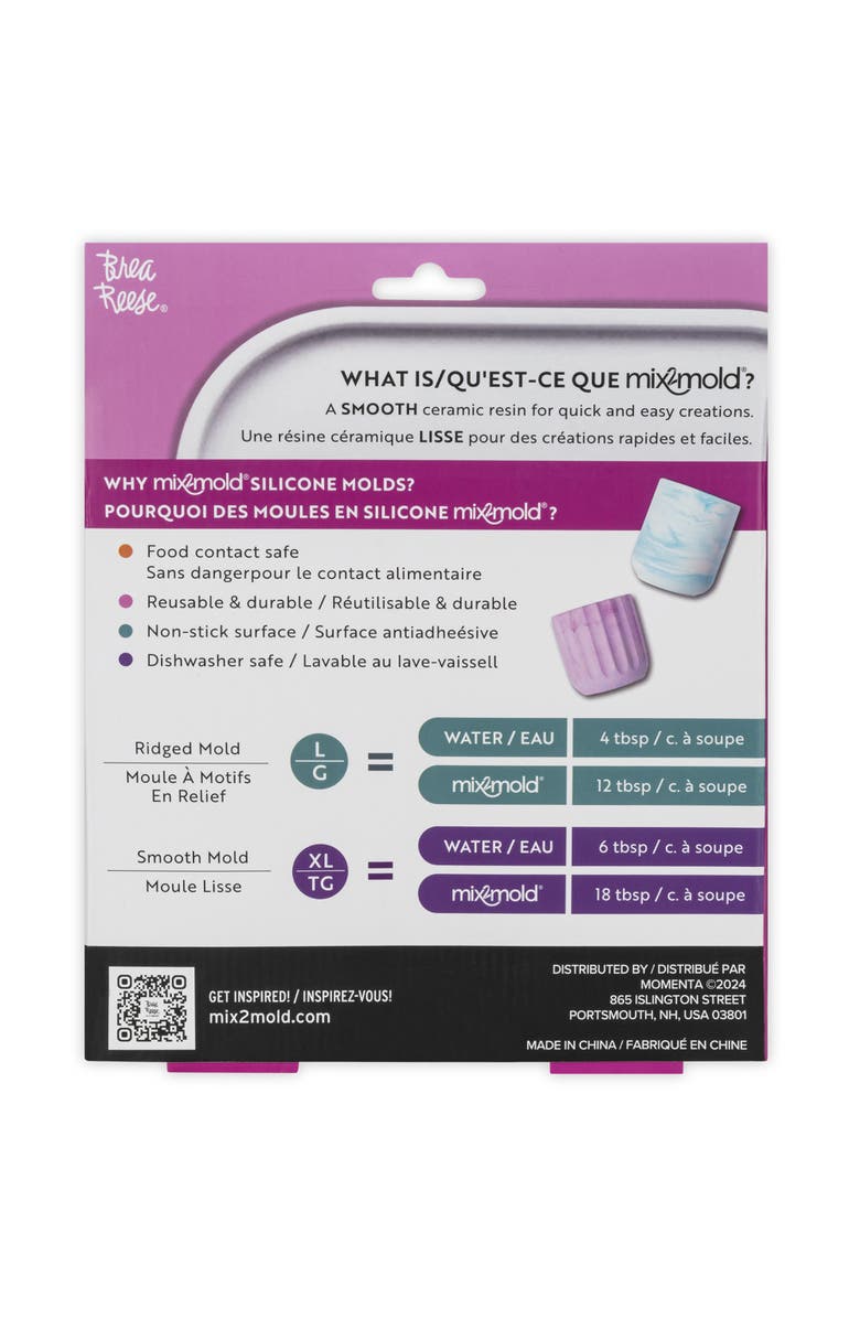 Brea Reese Mix2Mold Planter Molds Value Set 2Pc, Alternate, color, Multicolored